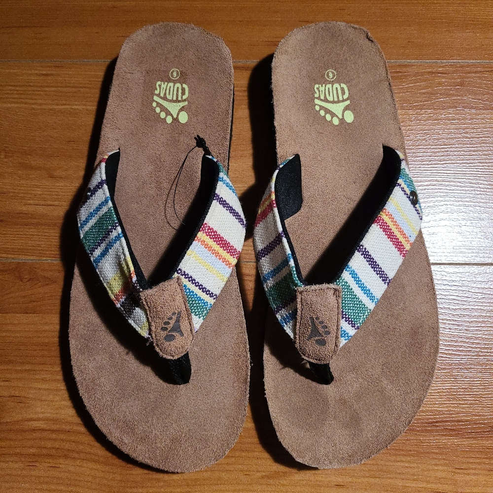 CUDAS TANGO FLIP-FLOP LEATHER FOOTBED SANDAL